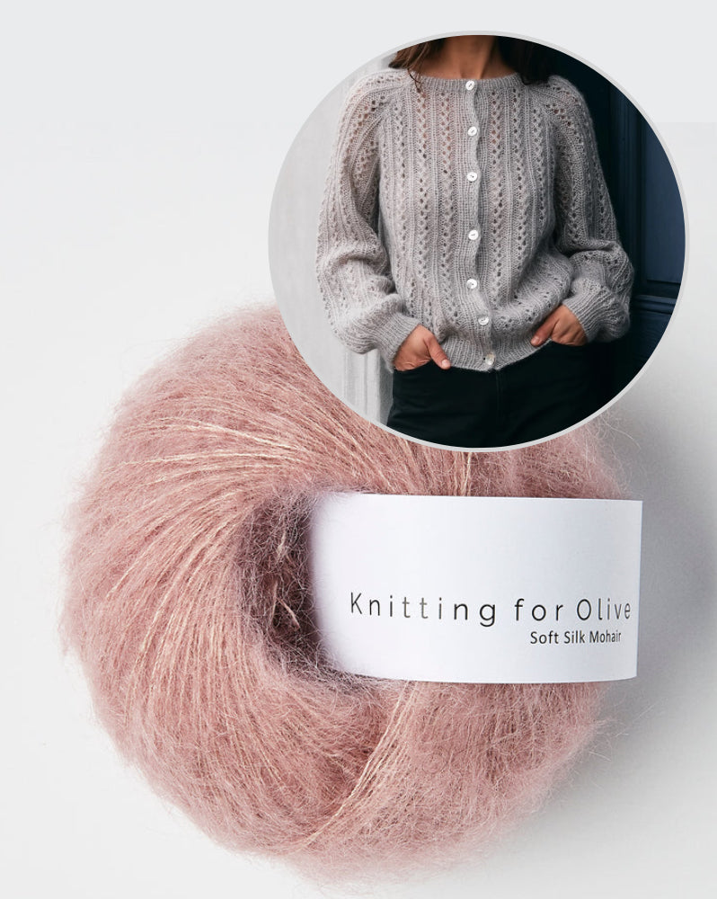 Waffle Cardigan Knitting for Olive mit Soft Silk Mohair von Knitting for Olive 16