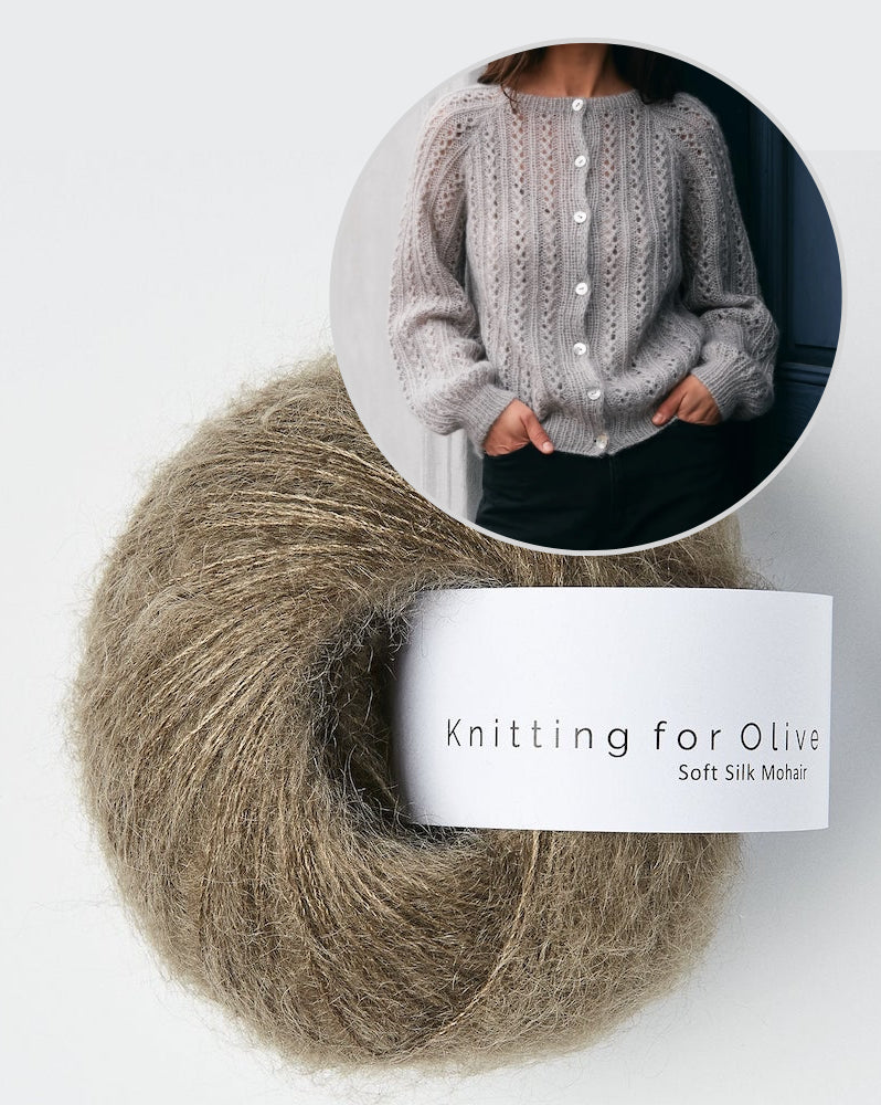 Waffle Cardigan Knitting for Olive mit Soft Silk Mohair von Knitting for Olive 15