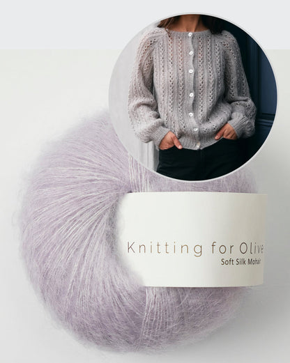 Waffle Cardigan Knitting for Olive mit Soft Silk Mohair von Knitting for Olive 18