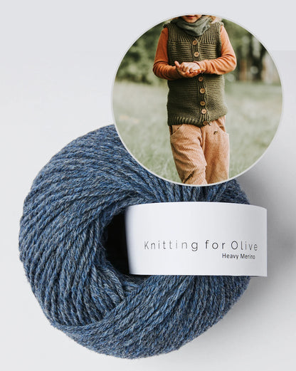 Waldling Vest | also for beginners from Heavy Merino by Knitting for Olive