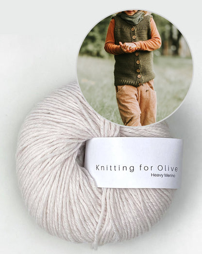 Waldling Vest | also for beginners from Heavy Merino by Knitting for Olive