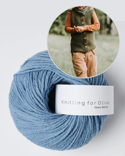 Waldling Vest | also for beginners from Heavy Merino by Knitting for Olive