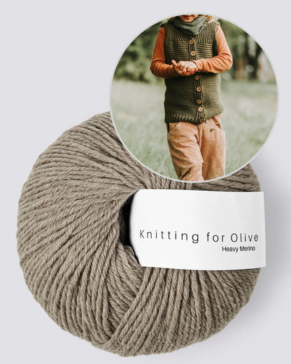 Waldling Vest | also for beginners from Heavy Merino by Knitting for Olive
