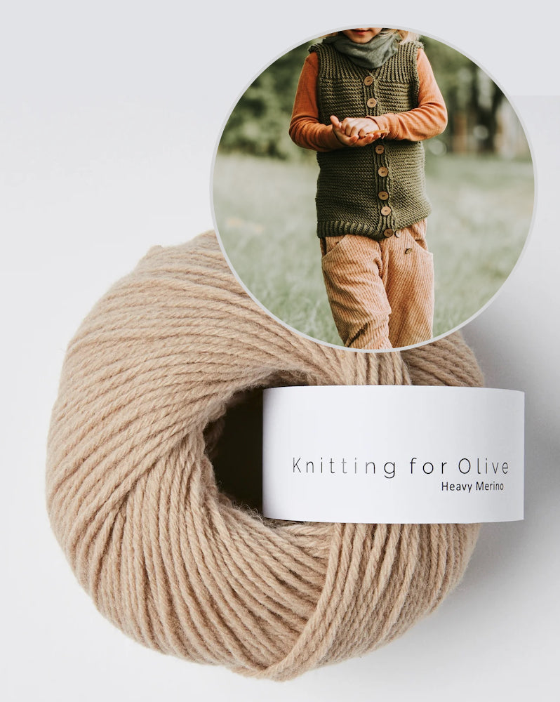 Waldling Vest | also for beginners from Heavy Merino by Knitting for Olive