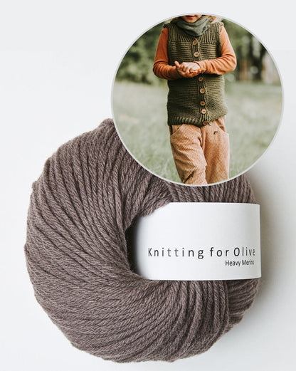 Waldling Vest | also for beginners from Heavy Merino by Knitting for Olive