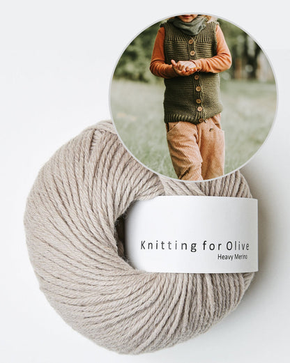 Waldling Vest | also for beginners from Heavy Merino by Knitting for Olive