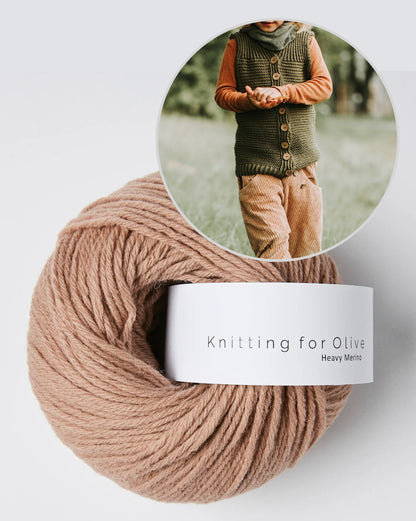 Waldling Vest | also for beginners from Heavy Merino by Knitting for Olive