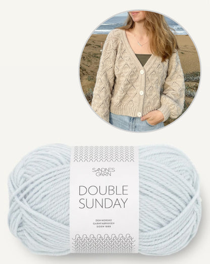 Waves Cardigan | bezaubernde Wellen aus Double Sunday von Sandnes Garn