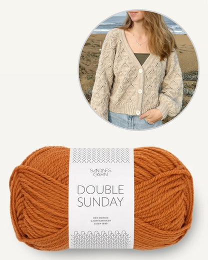 Waves Cardigan | bezaubernde Wellen aus Double Sunday von Sandnes Garn