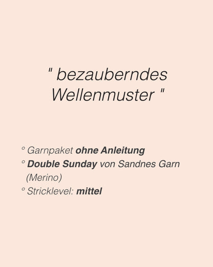 Waves Cardigan | bezaubernde Wellen aus Double Sunday von Sandnes Garn