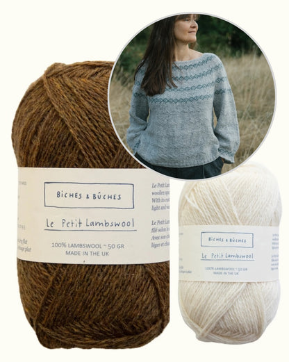 Sweater No. 93 | beautiful patterns from Le Petit Lambswool by Biches & Bûches