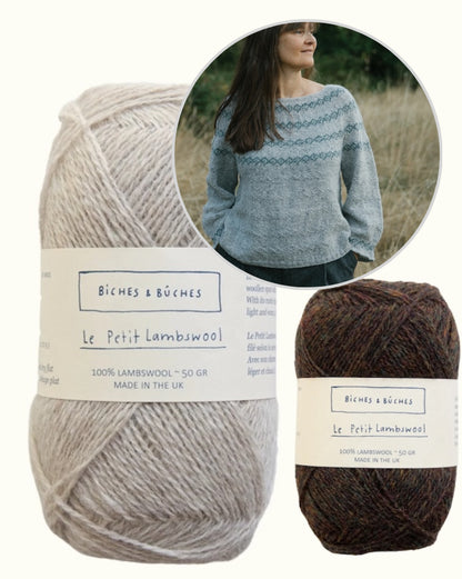 Sweater No. 93 | beautiful patterns from Le Petit Lambswool by Biches & Bûches