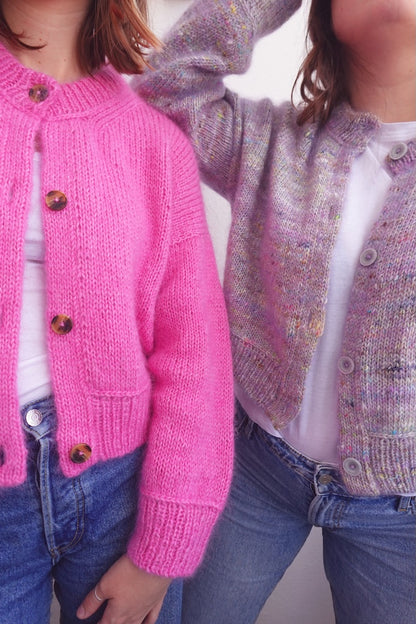 wemadewardrobe Maja Cardigan mit Ecopuno und Silkhair oder Setasuri von Lana Grossa 3
