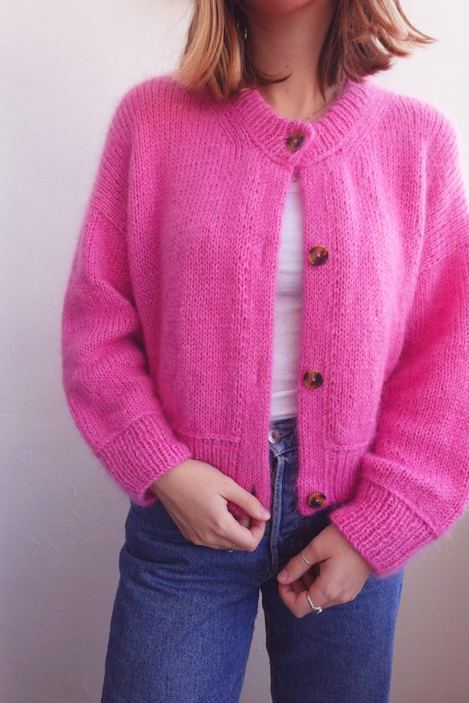 wemadewardrobe Maja Cardigan mit Ecopuno und Silkhair oder Setasuri von Lana Grossa 5