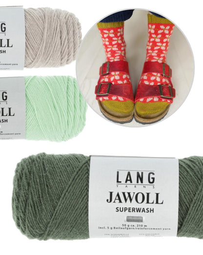 Whoops a Daisy Socks | traumschöne Gänseblümchen aus Jawoll von Lang