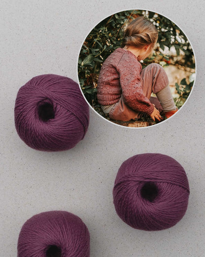 Wiesenblume Cardigan Kids | Fairy-tale jacket made from Sole by Pascuali