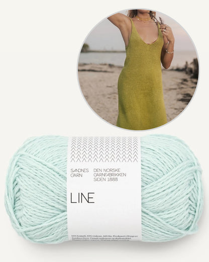 Willow Kjole | perfektes Sommerkleid aus Line von Sandnes Garn