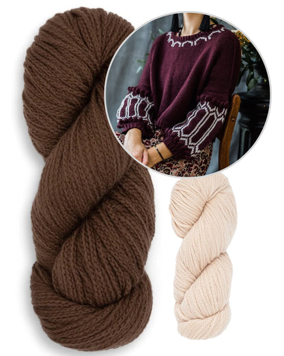 Willowwood-blus | mjuk och fin av Far från Woolfolk