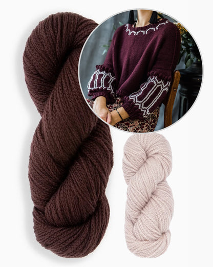 Willowwood-blus | mjuk och fin av Far från Woolfolk