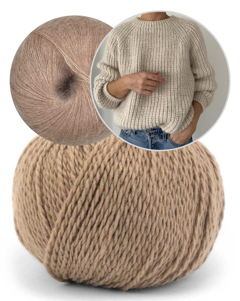Coco Amour Knitwear Windermere Sweater mit Tibetan und Mohair Bliss von Pascuali 7