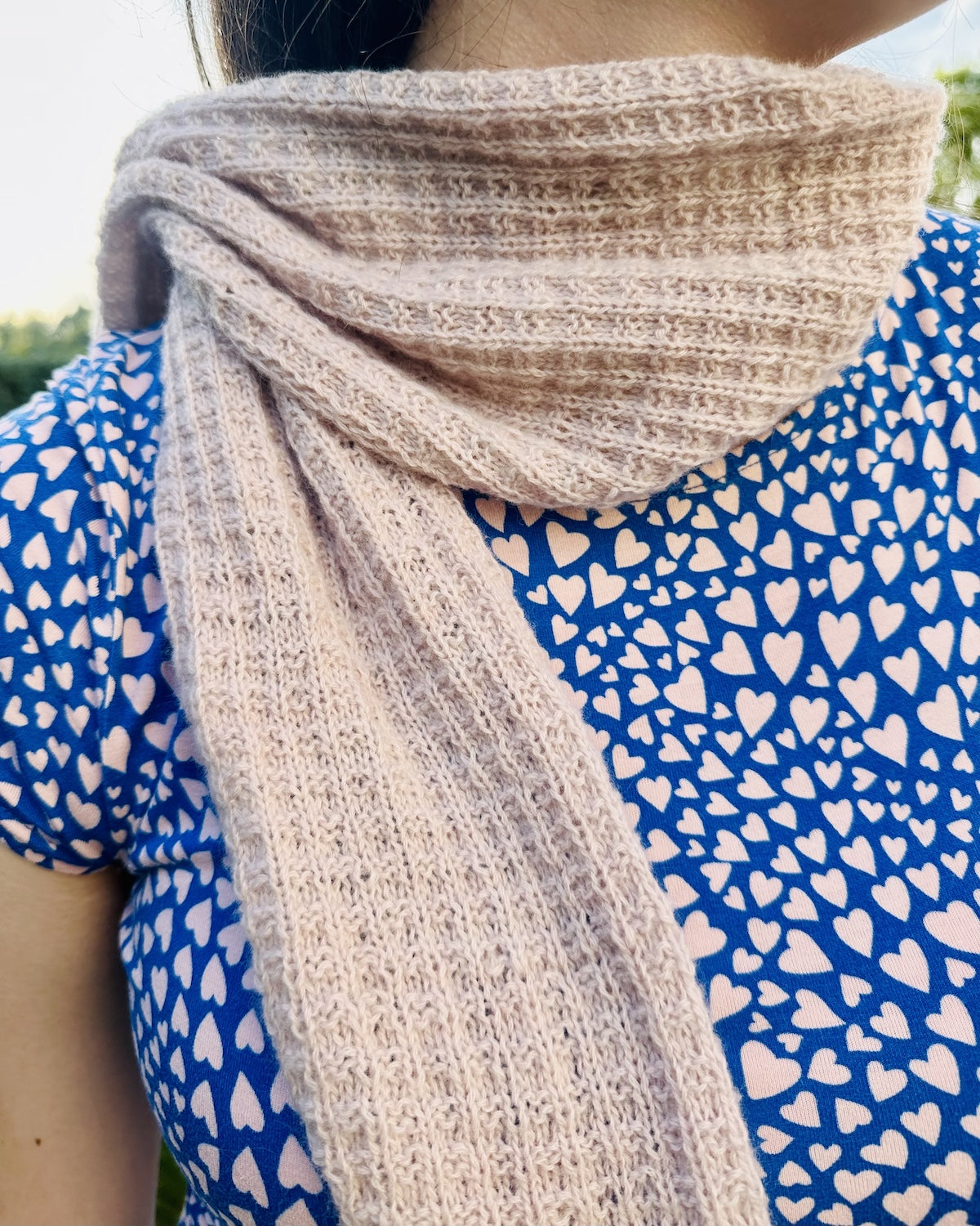 Cloud Mosaic Scarf - Cardiff Edition | light, super soft shawl made from Cashmere Small by Cardiff