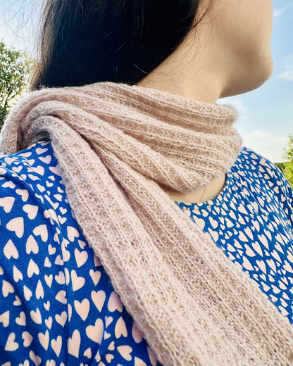 Cloud Mosaic Scarf - Cardiff Edition | light, super soft shawl made from Cashmere Small by Cardiff