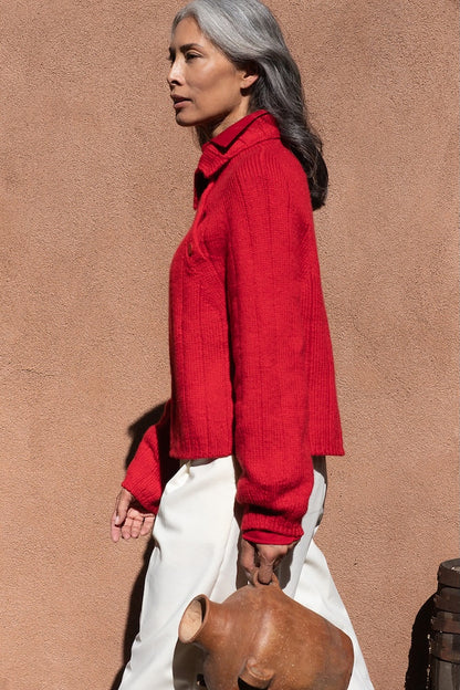 Viga Sweater | romantisk blød fra Far af Woolfolk