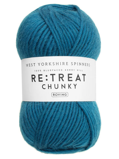 Re:Treat Chunky Roving | Dochtgarn aus 100% britischer Bluefaced Wolle