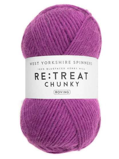 Re:Treat Chunky Roving | Dochtgarn aus 100% britischer Bluefaced Wolle