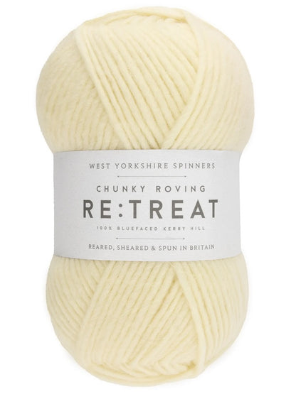 Re:Treat Chunky Roving | Dochtgarn aus 100% britischer Bluefaced Wolle
