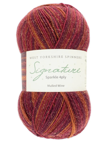 Signature 4-ply Sparkle | delicately sparkling glitter effect in fine sock yarn