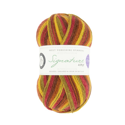 Signature 4-ply Winwick Mum | self-striping sock yarn