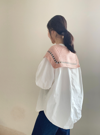 Edelweiss Scarf | delicate color pattern made from Le Petit Lambswool by Biches & Bûches