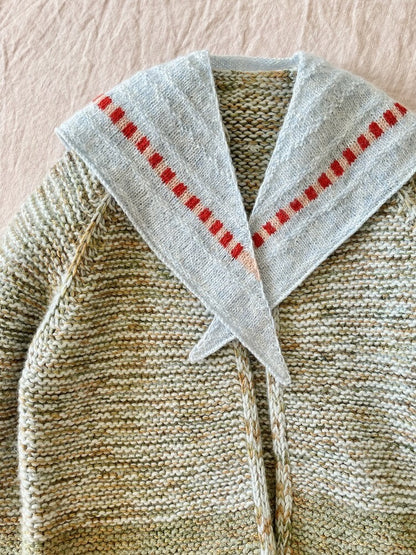 Edelweiss Scarf | delicate color pattern made from Le Petit Lambswool by Biches & Bûches