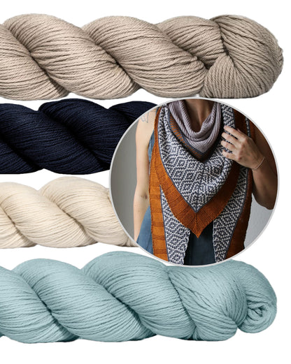 Zimtstjerne | drømmende mønster i Cheeky Merino Joy fra Rosy Green Wool