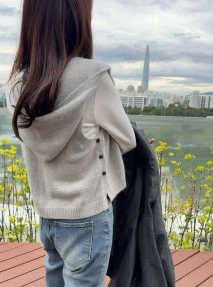 Kapuutsiga sallvest | ülmitmekülgne ja eriti pehme Cardiffi Classic Cashmere’ist