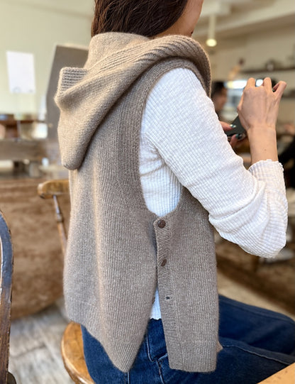 Kapuutsiga sallvest | ülmitmekülgne ja eriti pehme Cardiffi Classic Cashmere’ist