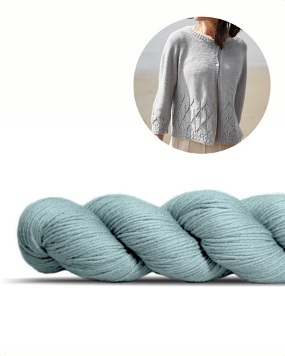 Caresse Cardigan | zarte Jacke aus Lovely Merino Treat von Rosy Green Wool