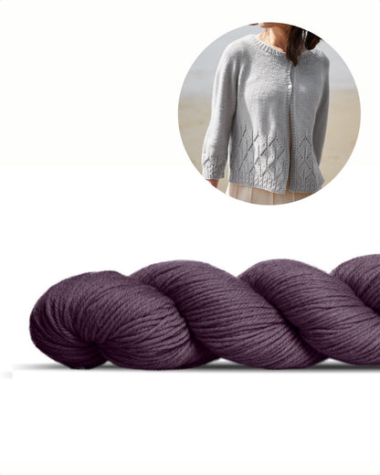 Caresse Cardigan | zarte Jacke aus Lovely Merino Treat von Rosy Green Wool