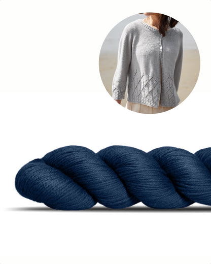 Caresse Cardigan | zarte Jacke aus Lovely Merino Treat von Rosy Green Wool