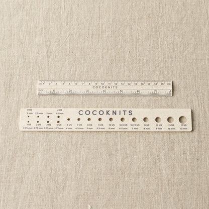 CocoKnits Ruler and Needle Gauge Set 1