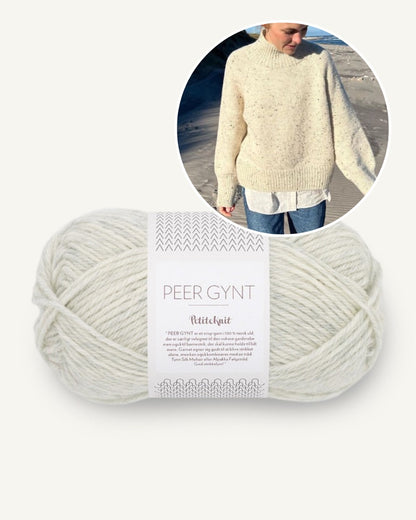 Louvre Sweater | lässiger Pullover mit Peer Gynt von Sandnes Garn