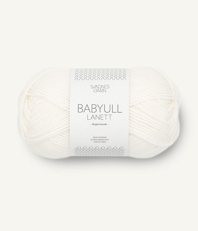 Sandnes Garn Babyull Lanett Farbe 1001