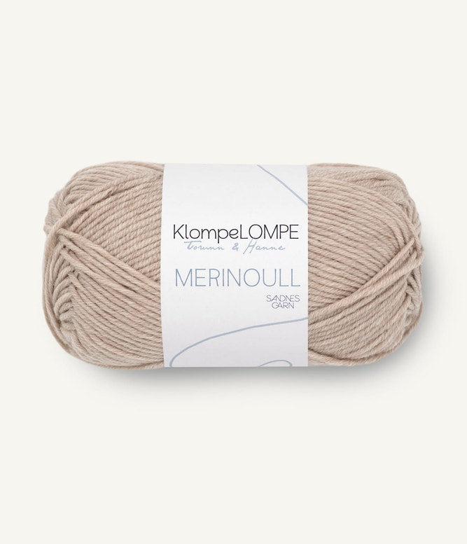 Sandende Garn Klompelompe Merinoull Farbe 2650