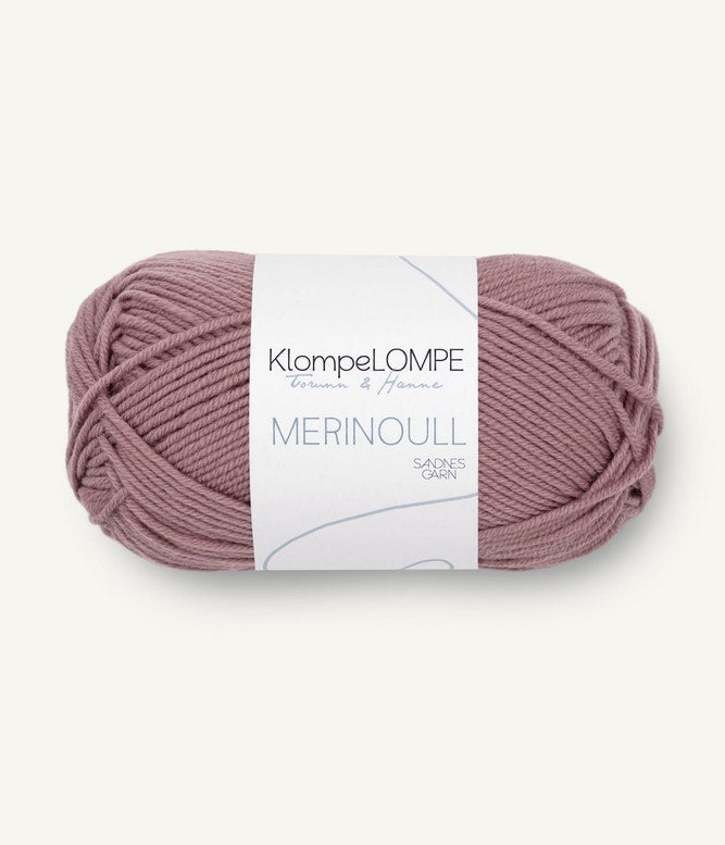 Sandende Garn Klompelompe Merinoull Farbe 4331