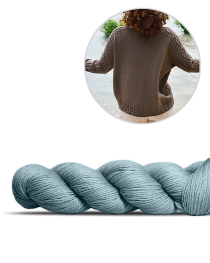 Vivat Pullover | feines Zopfmuster aus Lovely Merino Treat von Rosy Green Wool