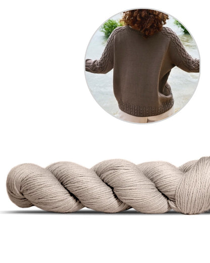 Vivat Pullover | feines Zopfmuster aus Lovely Merino Treat von Rosy Green Wool