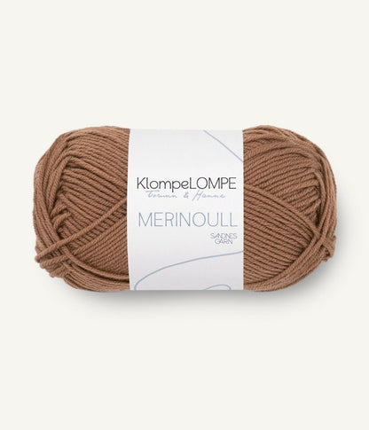 Sandende Garn Klompelompe Merinoull Farbe 2751
