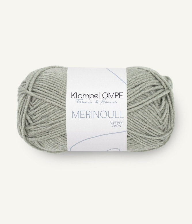 Sandende Garn Klompelompe Merinoull Farbe 9040
