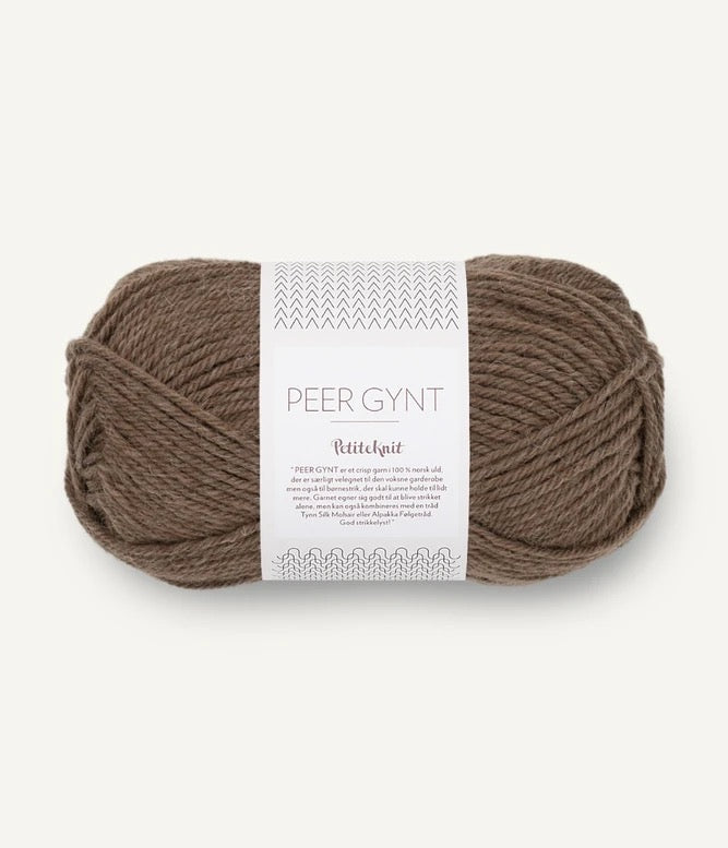 Sandnes, Peer Gynt by PetiteKnit, muscat melange 3070